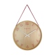 Loop Small zegar drewniany czerwony 26cm NeXtime