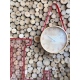 Loop Small zegar drewniany czerwony 26cm NeXtime