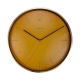 Essential Gold zegar szklany metalowy pomarańczowy 34cm NeXtime