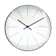 Big Stripe Mini Dome zegar tworzywo biały 20cm NeXtime