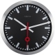 Station zegar czarny aluminium 35cm NeXtime