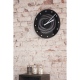 Concentric zegar szklany czarny 35cm NeXtime