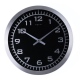 Blacky zegar aluminiowy czarny 25cm NeXtime
