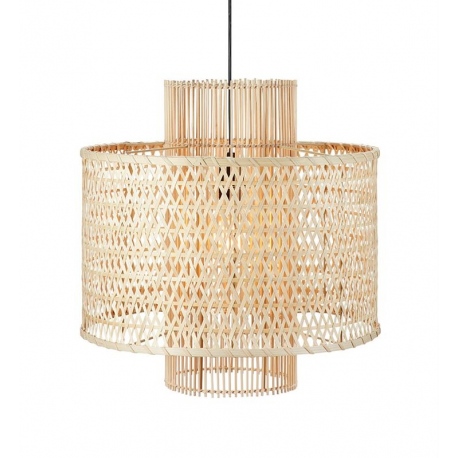 Ambon lampa wisząca słomkowa 50cm pleciona Markslojd skandynawskie oświetlenie