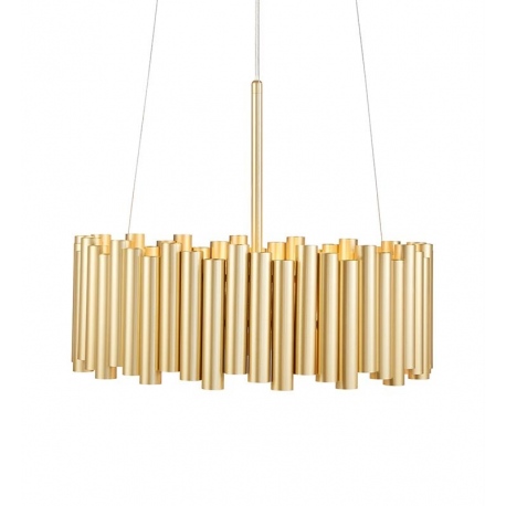 Level lampa wisząca złota 52cm Markslojd skandynawskie oświetlenie