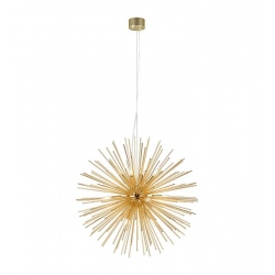 Soleil lampa wisząca złota 72cm