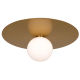 Cape Town plafon złoty z białym kloszem 45cm Cosmolight