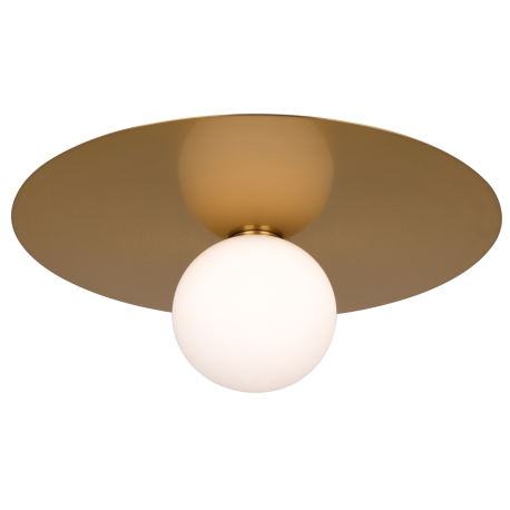 Cape Town plafon złoty z białym kloszem 45cm Cosmolight