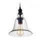 Paris lampa wisząca przezroczysta szklana loftowa 20cm Cosmolight