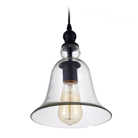 Paris lampa wisząca przezroczysta szklana loftowa 20cm Cosmolight