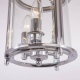New York lampa wisząca szklana przezroczysta chrom 20cm Cosmolight