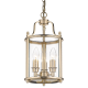 New York lampa wisząca szklana przezroczysta złota 20cm Cosmolight