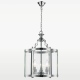 New York lampa wisząca szklana przezroczysta chrom 33cm Cosmolight
