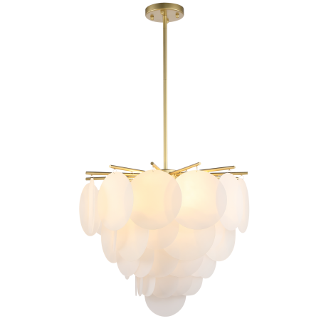 Tromso lampa wisząca złota biała 65cm Cosmolight