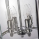 New York lampa wisząca szklana przezroczysta 27cm Cosmolight