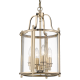 New York lampa wisząca szklana przezroczysta złota 27cm Cosmolight