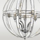 Orlando lampa wisząca obręcze kryształowa 62cm Cosmolight