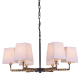Stockholm lampa wisząca białe abażury patyna 71cm Cosmolight