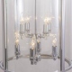 New York lampa wisząca chrom latarnia okrągła 43cm Cosmolight