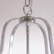 New York lampa wisząca chrom latarnia okrągła 43cm Cosmolight