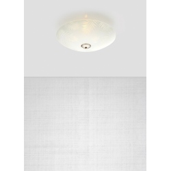 Blad plafon podwójny 35cm biały stal