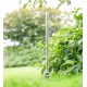 Garden 24 spear 3w czarny przezroczysta rurka oświetlenie skandynawskie