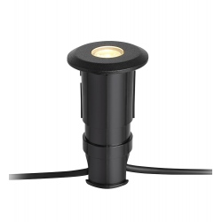 Garden 24 reflektor zewnętrzny 3w 60mm czarny