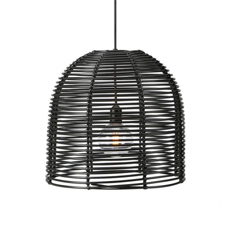 Garden 24 lampa wisząca zewnętrzna 40cm czarna oświetlenie skandynawskie