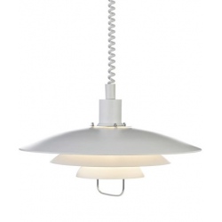 Kirkenes lampa wisząca biała 48cm