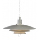 Kirkenes lampa wisząca szara 48cm oświetlenie skandynawskie