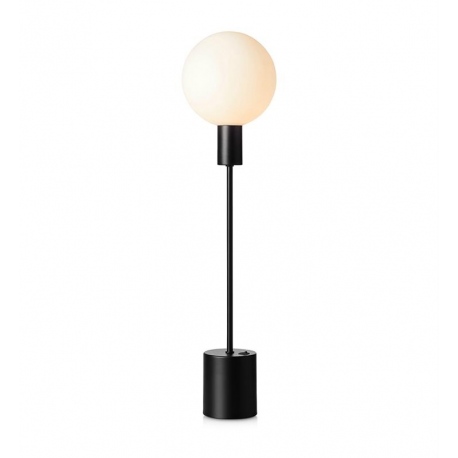 Uno lampa stołowa pojedynczy 60cm czarna biała oświetlenie skandynawskie