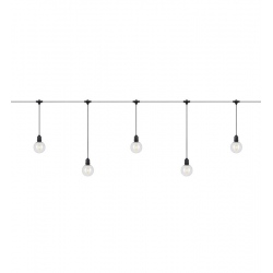 Garden 24 deco łańcuch 10l extra czarny przezroczysty