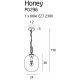 Honey lampa wisząca dymiona MAXLight
