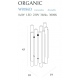 Organic kinkiet chrom ściemnialny MAXLight