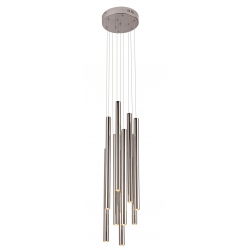 Organic lampa wisząca 10x chrom mała ściemnialna