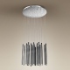 Organic lampa wisząca 33x1 chrom ściemnialna MAXLight