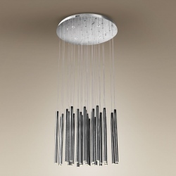 Organic lampa wisząca 33x1 chrom ściemnialna