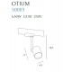 Otium oprawa do szynoprzewodu max gu10 czarna MAXLight