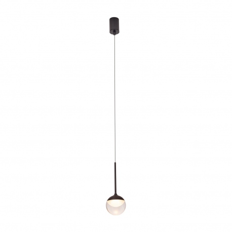 Zoom lampa wisząca czarna. 6w led MAXLight