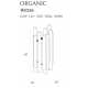 Organic kinkiet LED czarny MAXlight