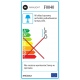 Sydney lampa Lampy podłogowe LED złota z brązowym abażurem 40cm MAXlight