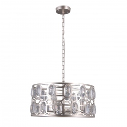 Momento lampa wisząca kryształowa szampańska 48cm