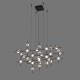 Provenza lampa wisząca czarno-złota 60x100cm Italux