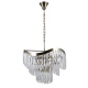 Sabriga lampa wisząca kryształowa mosiężna 48cm ośmioramienna Italux