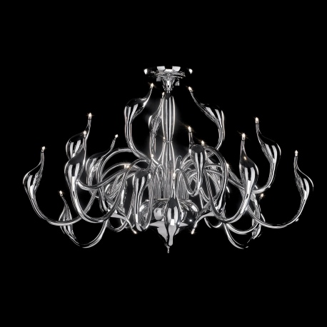 Swan plafon chrom 81cm Italux