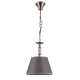 Zanobi lampa wisząca z abażurem szara mosiądz patyna 35cm Italux