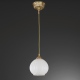 L.9300 16 Lampa wisząca złota szklana włoska 16cm Reccagni Angelo