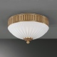PL.9350 2 Plafon złoty mosiężny szklany 31cm włoski Reccagni Angelo