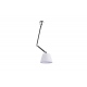 Zyta M czarna chrom lampa wisząca biały abażur 20-36cm Azzardo