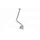Zyta M czarna chrom lampa wisząca szary abażur 20-36cm Azzardo